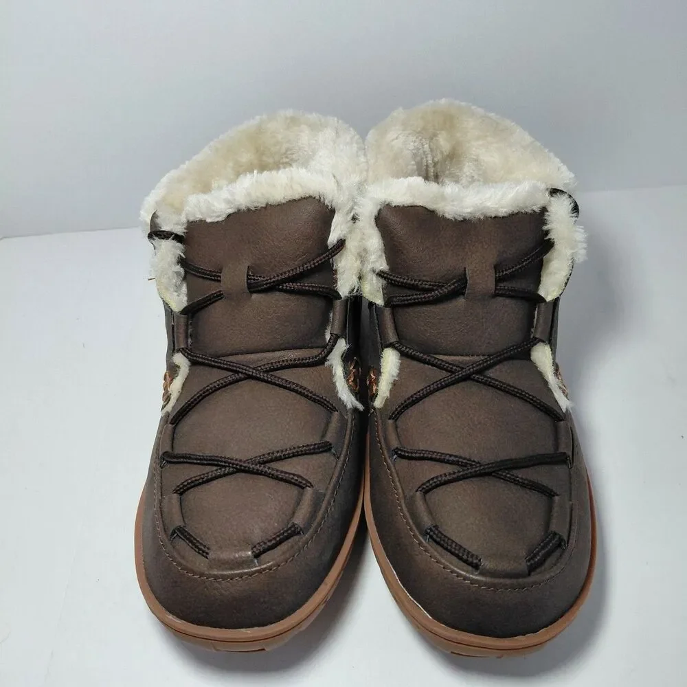 Flojos Unisex Slip-on Boot Brown Comfort Slipper Jackal Mens 7 Women’s 8